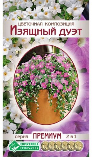Цветочная композиция Изящный Дуэт (4 драже)
