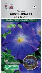 Петуния крупноцветковая Софистика Блу Морн F1 (3 драже) /PanAm Seeds