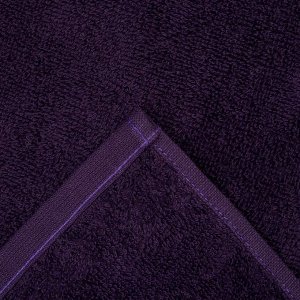 Полотенце махровое "Экономь и Я" 100х150 см фиолетовый , 100% хлопок, 340 г/м²