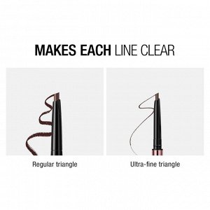 Карандаш для бровей O.TWO.O Fine Triangle Eyebrow Pencil № 5 Caramel 0.2 g