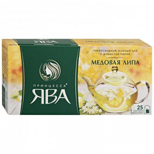 Чай  Ява Зеленый double медовая липа(1,5гр.х 25 пак x 18) № 1438-18