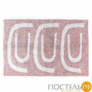 TK18-BM0001 Коврик для ванной Go round цвета пыльной розы Cuts&Pieces, 60х90 см