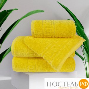 Набор 4 полотенца Tasmania (50х90 - 2 шт + 70х140 - 2 шт), ярко-желтый - 0804001, 430 г/м2