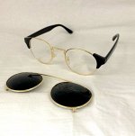 Очки солнцезащитные с двойными накладными стеклами
