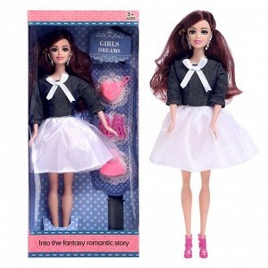 Кукла модель «Алла» в платье, с аксессуарами, МИКС