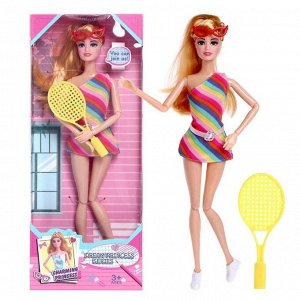 Кукла-модель шарнирная «Спортсменка» с аксессуарами