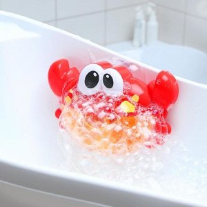 Игрушка для ванны «Крабик», пузыри, на присоске