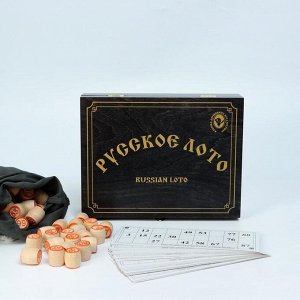Настольная игра "Русское лото", 25 х 19 х 6 см
