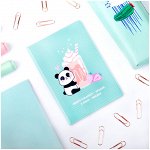 Обложка для паспорта MESHU &quot;Sweet panda&quot;, ПВХ, 2 кармана