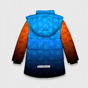 Зимняя куртка для девочек 3D «BRAWL STARS»