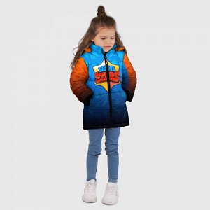 Зимняя куртка для девочек 3D «BRAWL STARS»