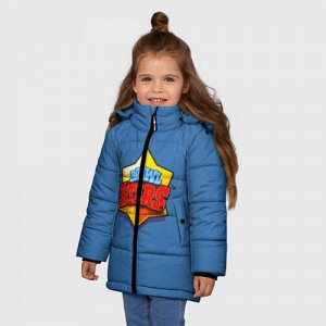 Зимняя куртка для девочек 3D «Brawl Stars»