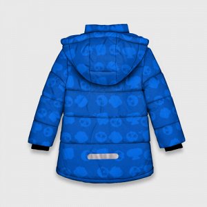 Зимняя куртка для девочек 3D «Brawl Stars 12»