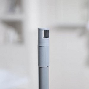 Щётка для пола резиновая Доляна, телескопическая ручка 70-120 см, цвет МИКС