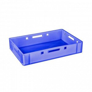 Ящик пластиковый, 205 Е1П, 60х40х12см, синий