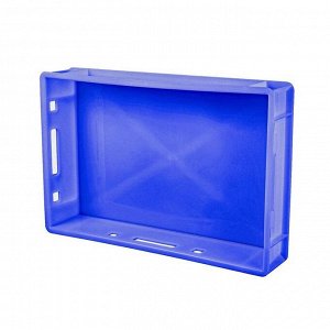 Ящик пластиковый, 205 Е1П, 60х40х12см, синий