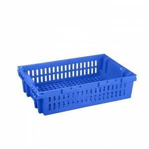 Ящик пластиковый, 403П, 60х40х15,2см, синий
