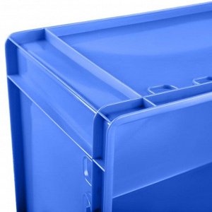 Ящик пластиковый, 210 Е3П, 60х40х30см, синий
