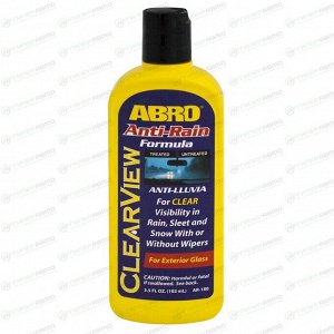 Антидождь ABRO Anti-Rain ClearView, для стекол и фар, с водоотталкивающим эффектом, флакон 103мл, арт. AR-180