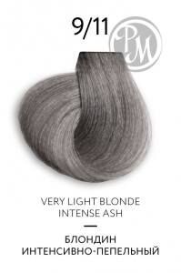 Ollin color platinum collection 9.11 перманентная крем-краска для волос 100мл