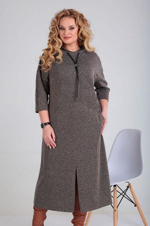 Платье Lady Lusso 11 19 Серый