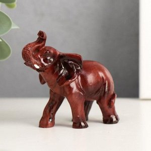 Сувенир "Слон" под красное дерево 7х8х3 см МИКС