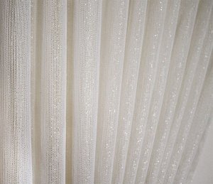 Тюль НАТУРЕЛЬ, КЛАСС ЛЮКС, с золотой люрексовой нитью, цвет: светло-бежевый
