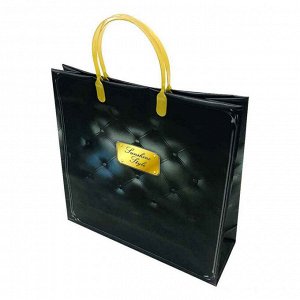 Пакет сумка размер 30*30см  "Sunshine style" черная обивка