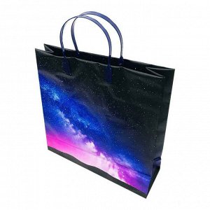 Пакет сумка размер 30*30см  "Звездное небо"