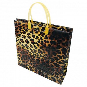 Пакет сумка размер 30*30см  "Леопардовый принт"