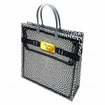 Пакет сумка размер 30*30см &quot;Sunshine style&quot; &quot;серый портфель