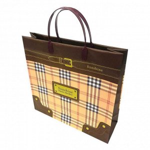 Пакет сумка размер 30*30см "Sunshine style" бежевый портфель