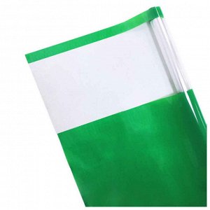 Пленка в рулоне "Прозрачный край" зеленая размер 60см
