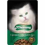 Chammy для кошек пауч с кроликом и индейкой в соусе 85г *25