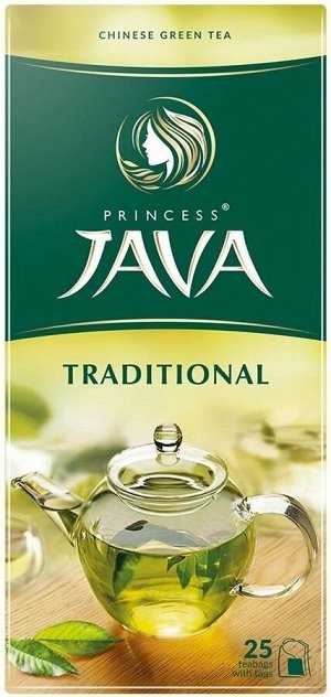 Зеленый чай в пакетиках Принцесса Ява Традиционный, 25 шт