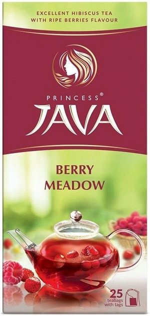 Травяной чай в пакетиках Принцесса Ява Ягодная поляна, 25 шт