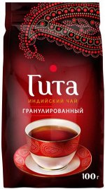 Черный гранулированный чай черный Принцесса Гита Медиум, 100 г (мягкая упаковка)