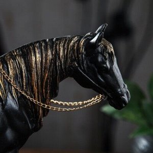 Сувенир "Конь вороной" 27 см, чёрный