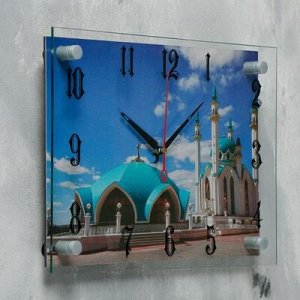 Часы настенные, серия: Город, мечеть "Кул Шариф", микс 25х35 см