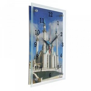 Часы настенные, серия: Город, "Мечеть Кул Шариф", 25х35 см, микс
