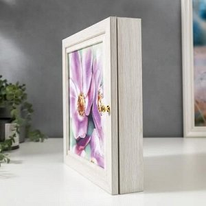 Ключница "Сиреневые цветы" 25х25 см