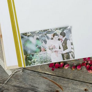 Фотоальбом магнитный 30 листов "Свадебный альбом-4" 31,5x32,5 см