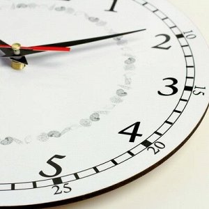 Часы настенные классика, круглые 24 см микс стрелки
