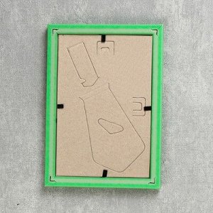 Фоторамка "Зеленый флюорисцентный" пластик 10х15 см