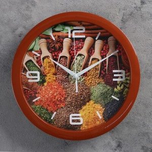 Часы настенные, серия: Кухня, "Восточные пряности", 28х28 см