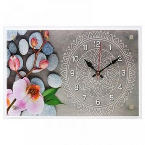Часы настенные, серия: Цветы, "Спа", 36х60 см, микс