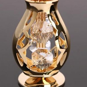 Сувенир "Ваза с цветами" с кристаллами Сваровски