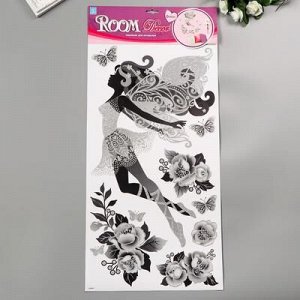 Декоративная наклейки Room Decor "Фея цветов" 70х32,5 см
