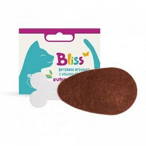 Игрушка для кошек фетровая Bliss с кошачей мятой Куриная ножка