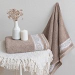 Полотенце махровое Шантильи 70х130 бежевый Beige